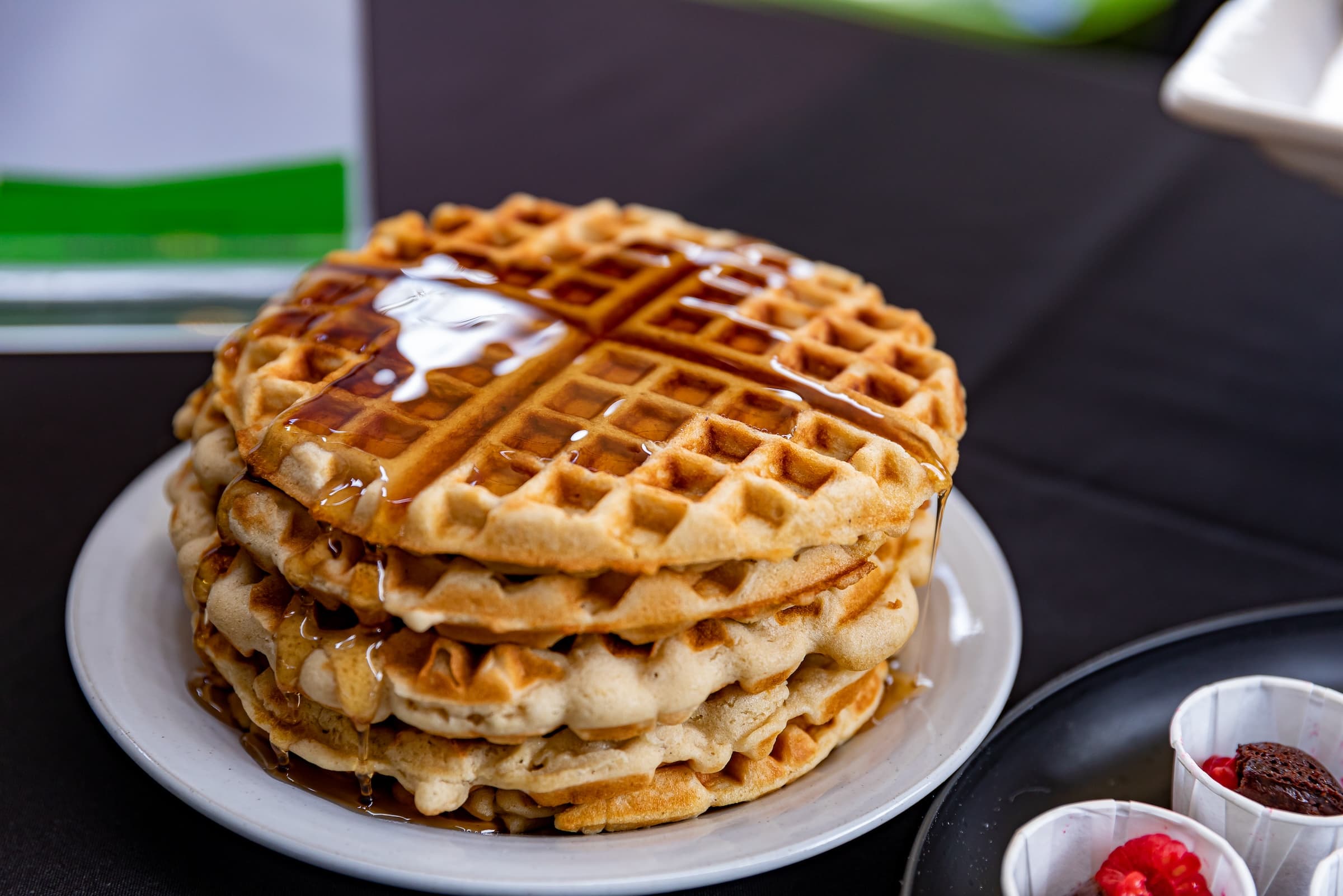 Chef preparing dishes