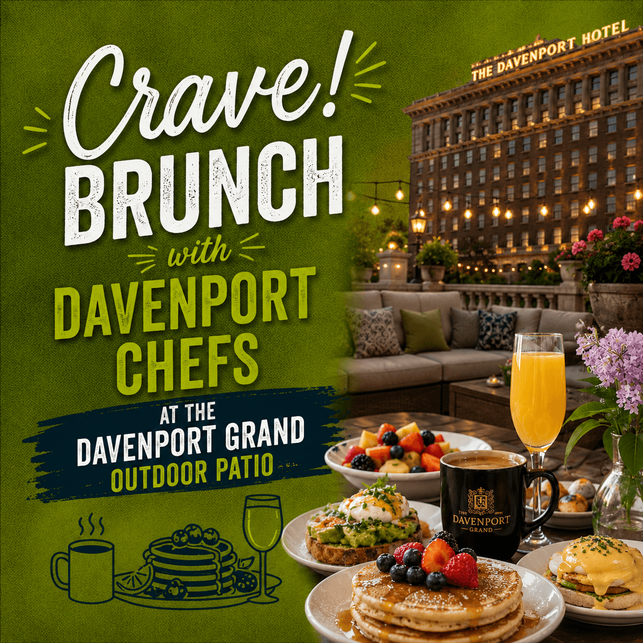 Crave! Brunch with Davenport Chefs