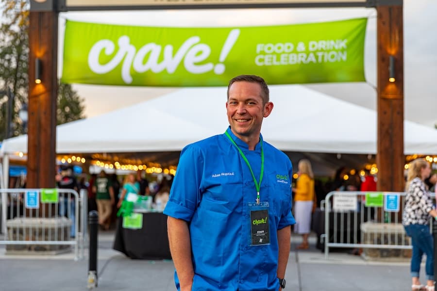 Chef Adam Hegsted, Culinary Director of Crave! NW