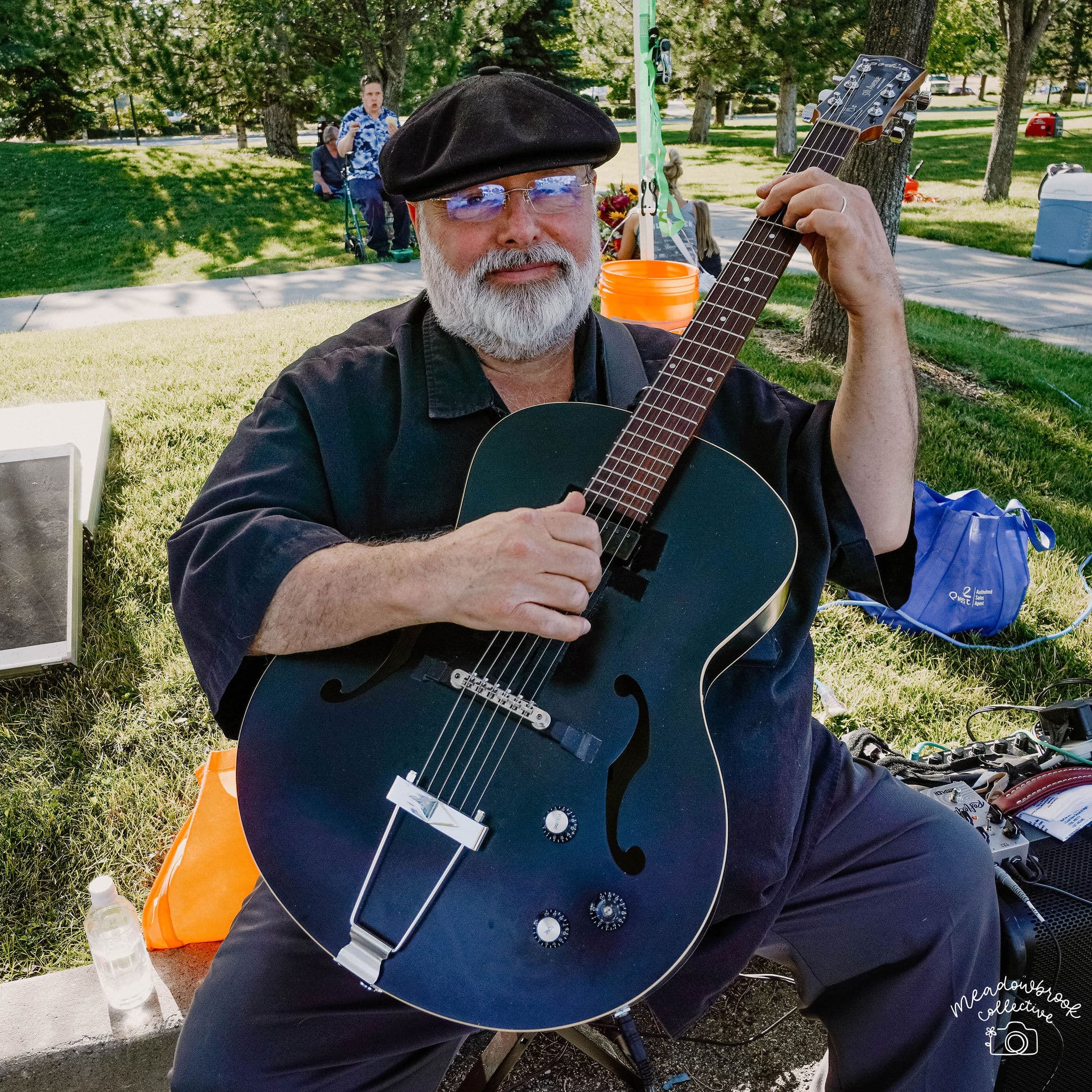 Live music at the market